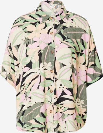 ROXY Blouse 'BEACH NOSTALGIA' in Groen: voorkant