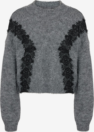 Noisy may Neulepaita 'NMSUTTON' värissä tummanharmaa / musta, Tuotenäkymä