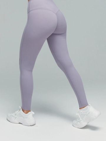 DRILLS Apparel Skinny Leggings 'ACTIVE Scrunch Leggings' in Purple