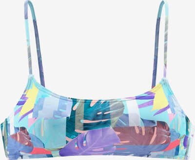 VENICE BEACH Hauts de bikini 'LM exkl.' en bleu / jaune / violet / rose / blanc, Vue avec produit