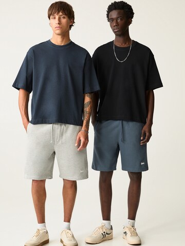 Pull&Bear Loosefit Broek in Blauw