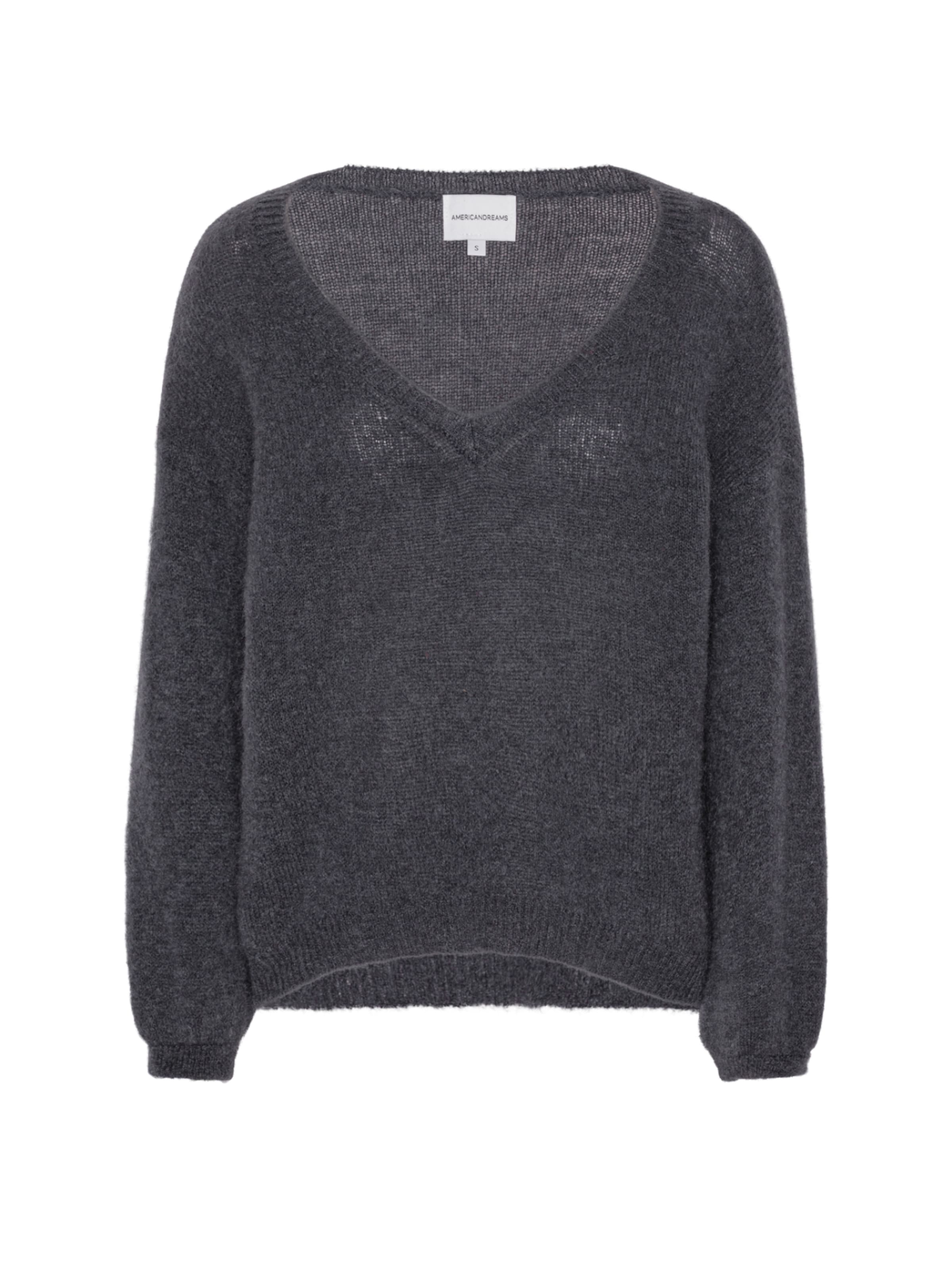 Pull-over oversize 'Silja' americandreams en noir : devant