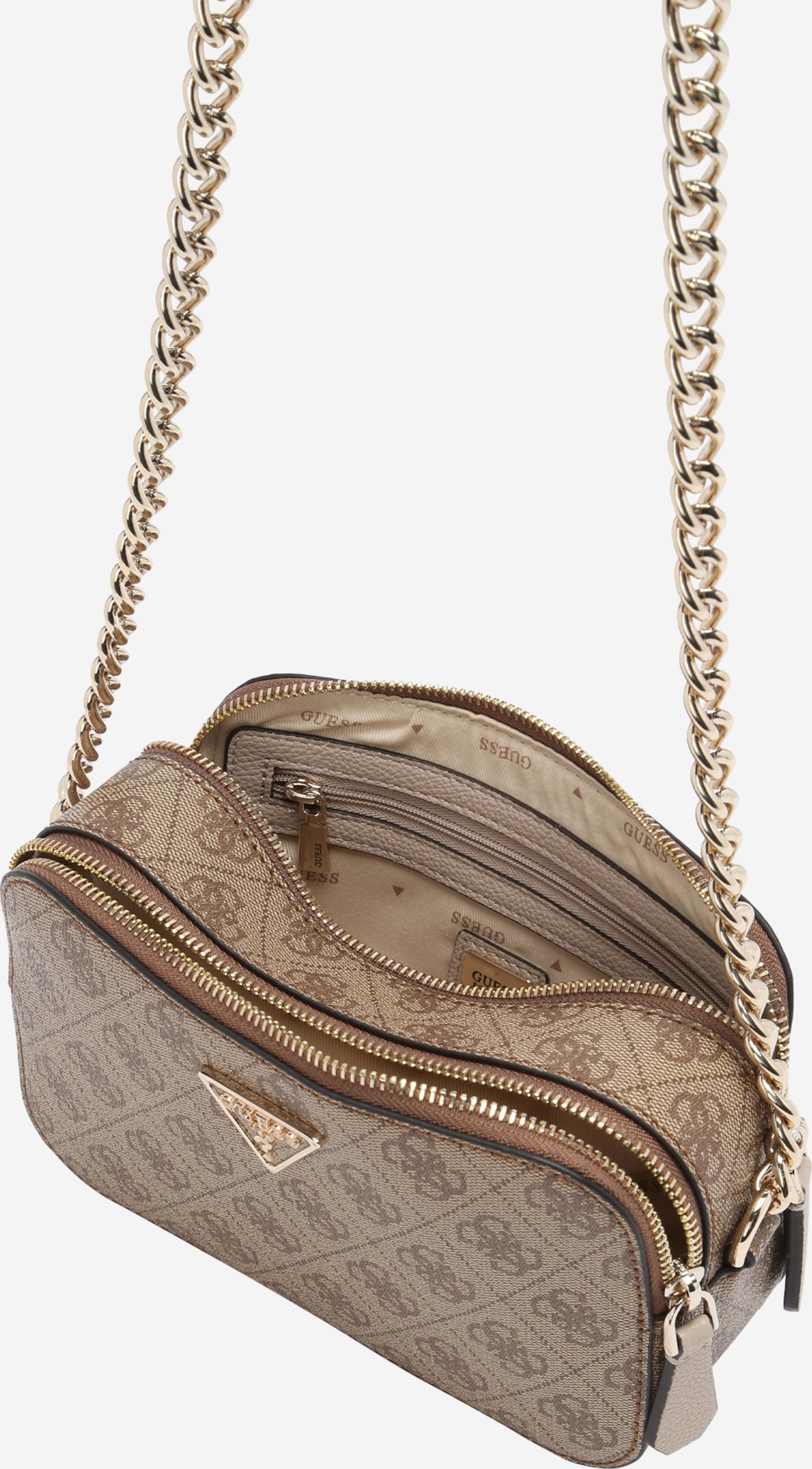 Kamryn embossed shop logo crossbody bag