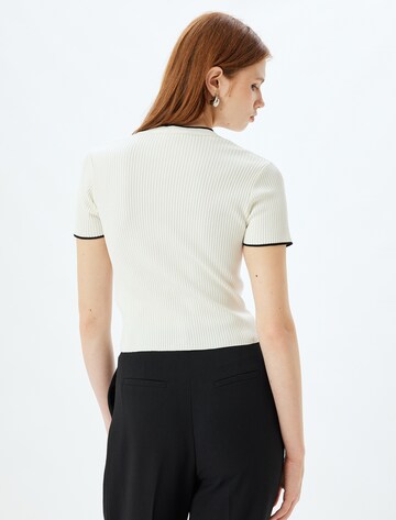 Koton Gebreid vest in Beige