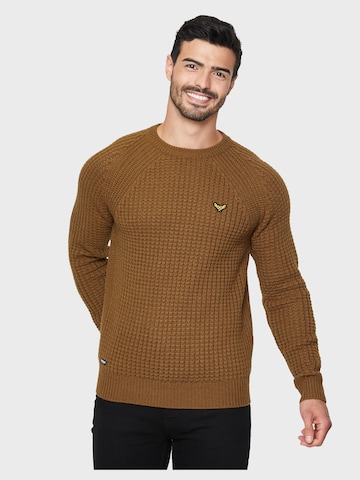 Threadbare Sweater 'Macsen' in Brown: front