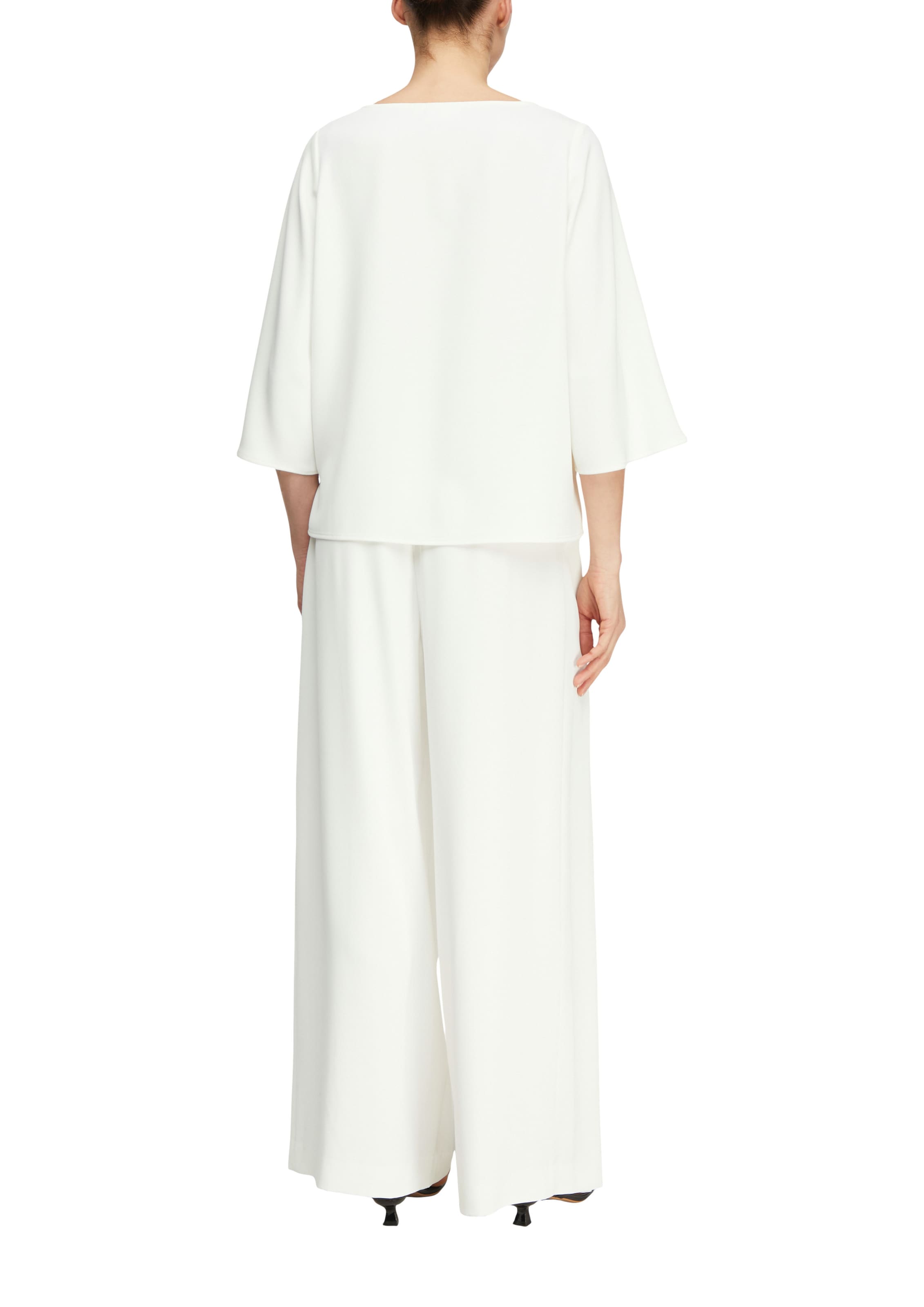 COMMA Wide Leg Hose in Beige