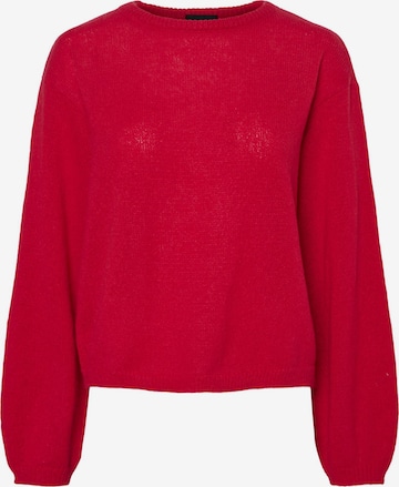 Pullover 'PCIDA' di PIECES in rosso: frontale