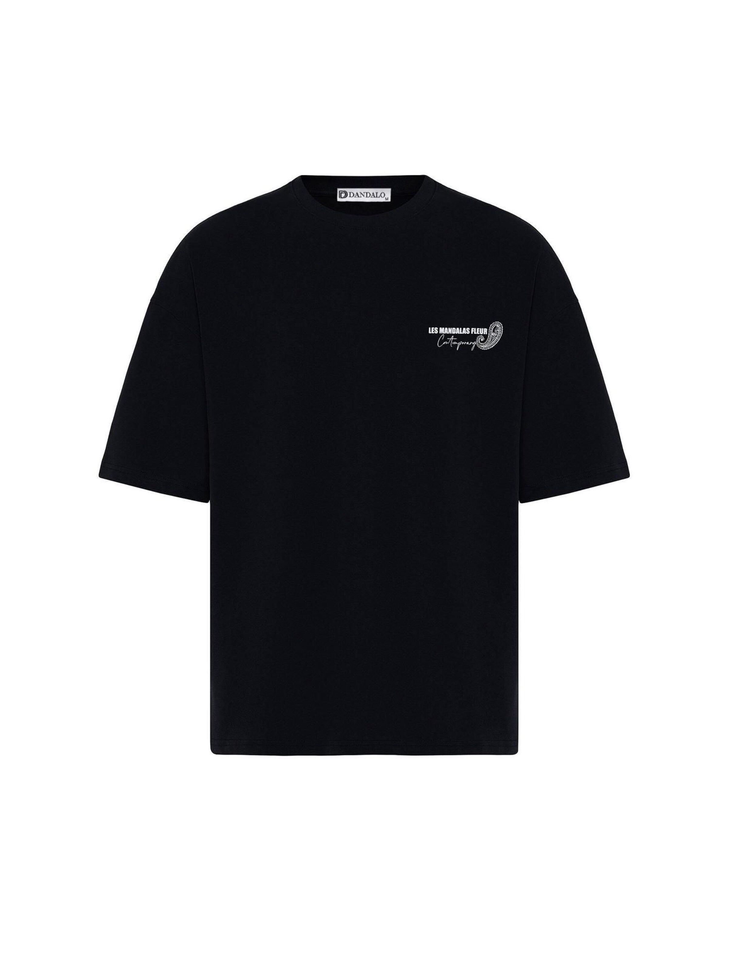 juoda Dandalo Marškinėliai: priekis