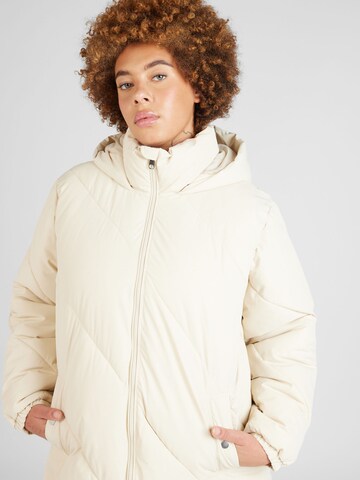 Vero Moda Curve Wintermantel 'Celanodora' in Beige