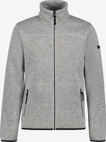 ICEPEAK Fleecejacke in Grau: Vorderseite