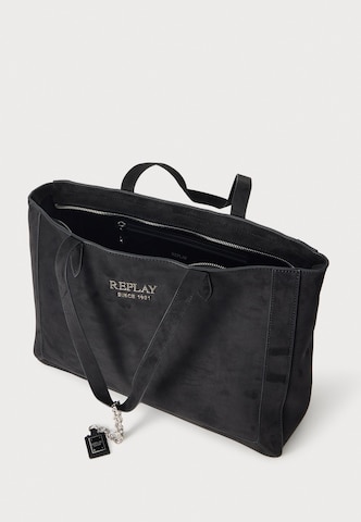 REPLAY - Shopper en negro: arriba