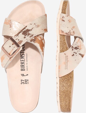 BIRKENSTOCK Pantolette 'Siena' in Gold