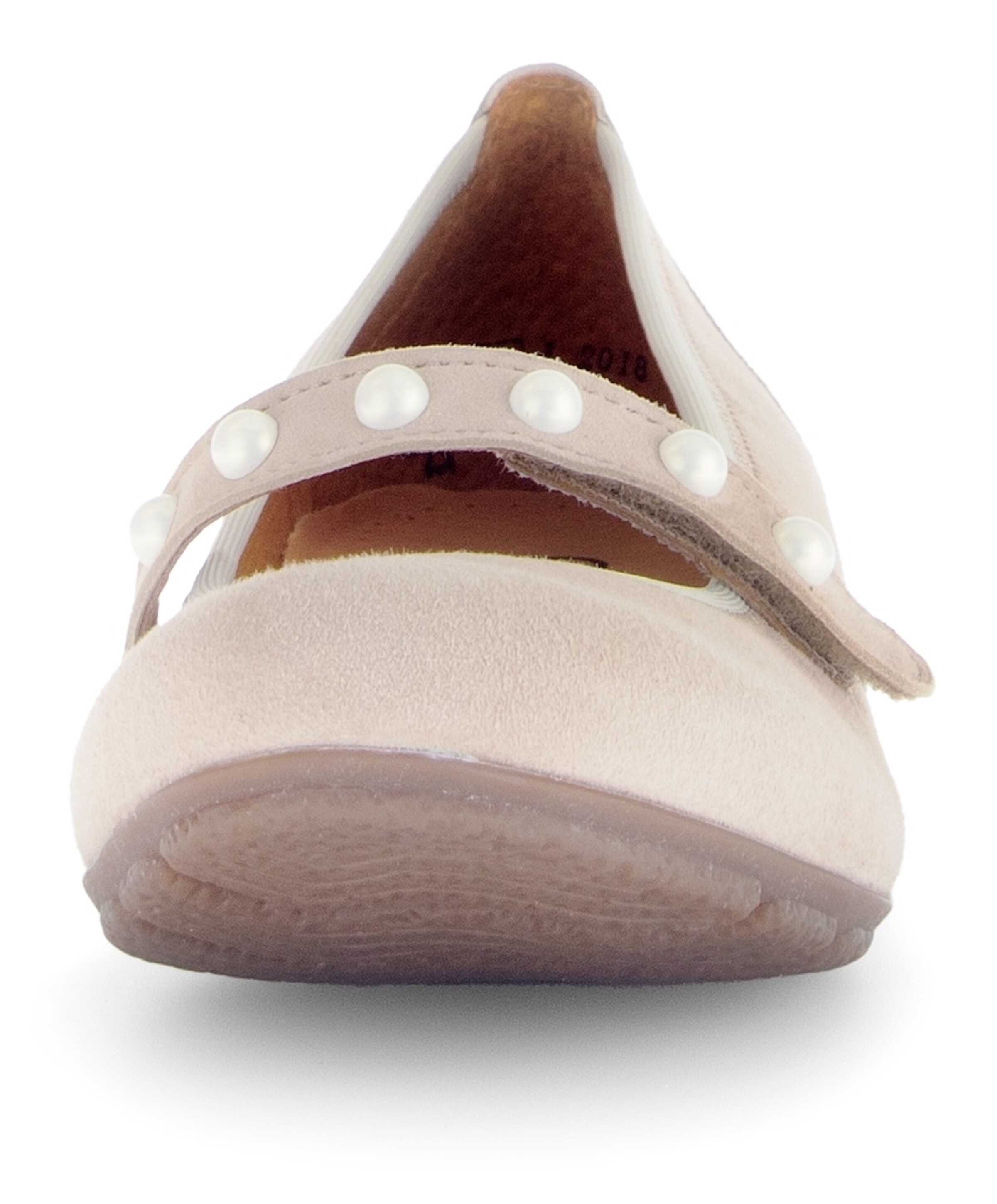 GABOR Ballet Flats with Strap in Beige