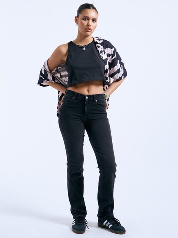Dr. Denim Skinny Jeans 'Lexy Straight' in Zwart