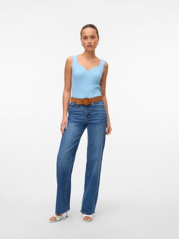 VERO MODA Knitted top 'VMWillow' in Blue