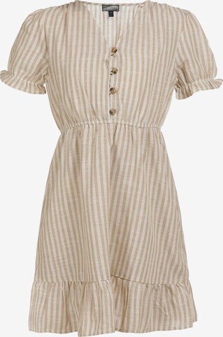 DreiMaster Vintage Zomerjurk in Beige: voorkant