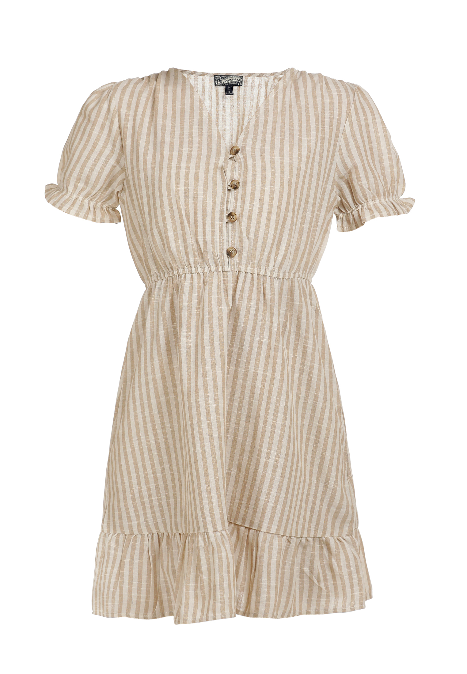 Odzież Sukienki DreiMaster Vintage Letnia sukienka w kolorze Biały, Piaskowym 