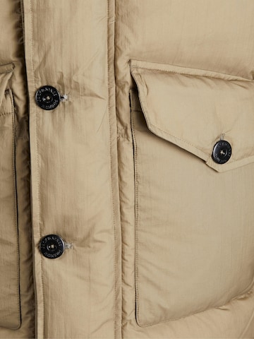 JACK & JONES Winter Jacket 'Bluwarner' in Beige