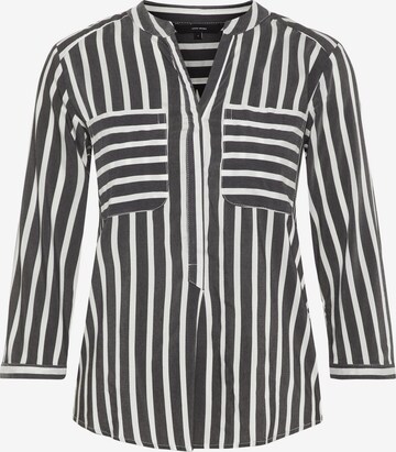 VERO MODA Blouse 'Erika' in Grijs: voorkant