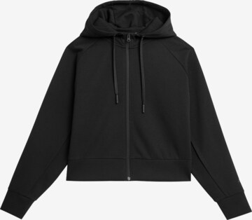 4F Sportsweatjacke 'F0766' in Schwarz: predná strana