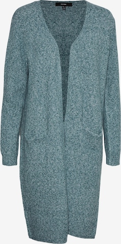 VERO MODA Knit Cardigan 'Doffy' in Green: front