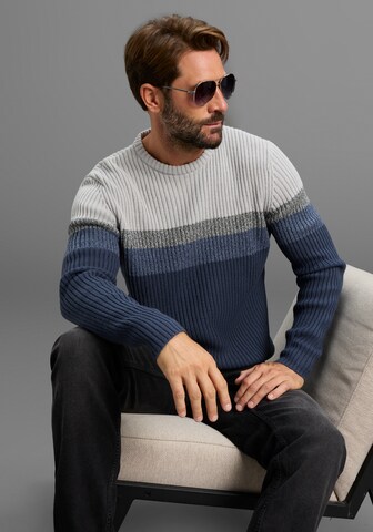 Man's World Pullover in Blau: Vorderseite