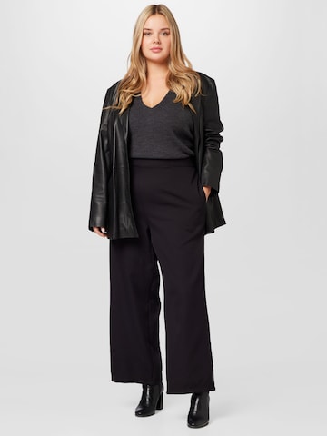 Dorothy Perkins Curve Bootcut Kalhoty – černá