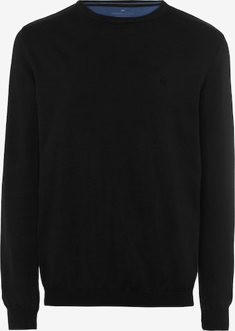 Cross Jeans Sweater in Black: front