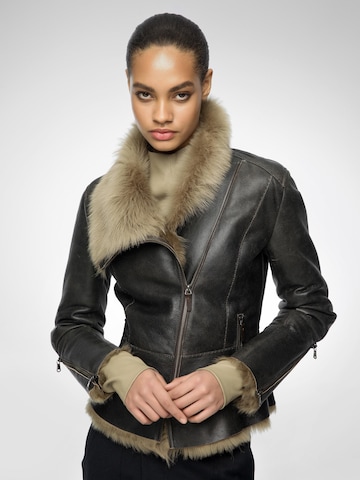 V S P Winterjacke 'Renata' in Braun