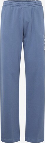 ADIDAS ORIGINALS Loosefit Broek 'Adicolor Outline Trefoil' in Blauw: voorkant