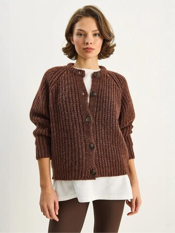 Bianco Lucci Strickjacke in Braun