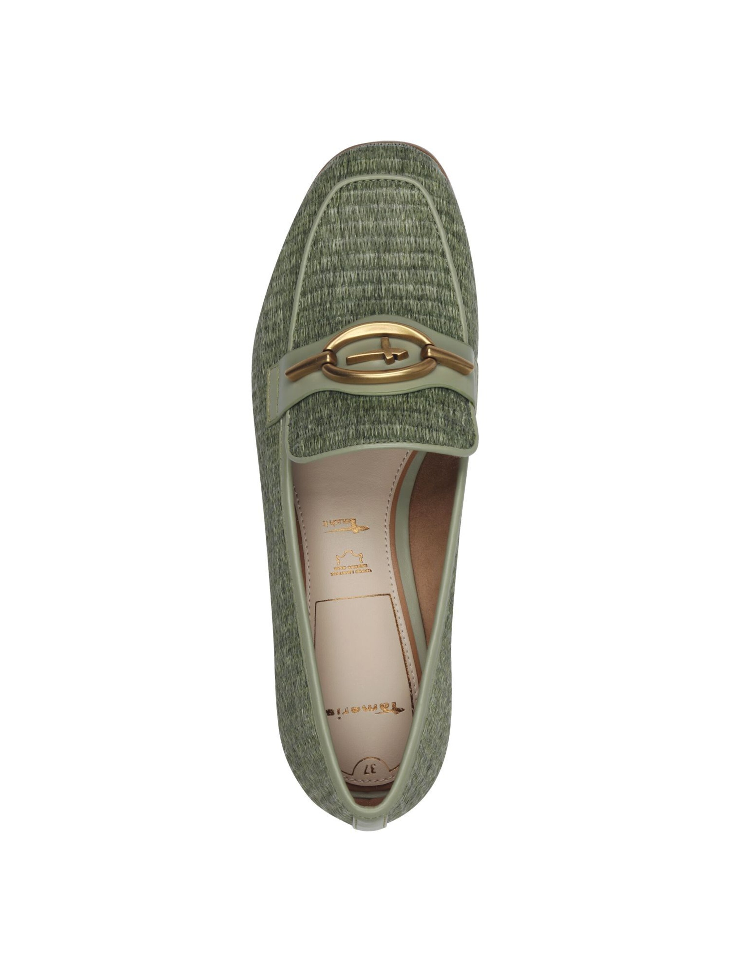 Chaussure basse Tamaris en vert