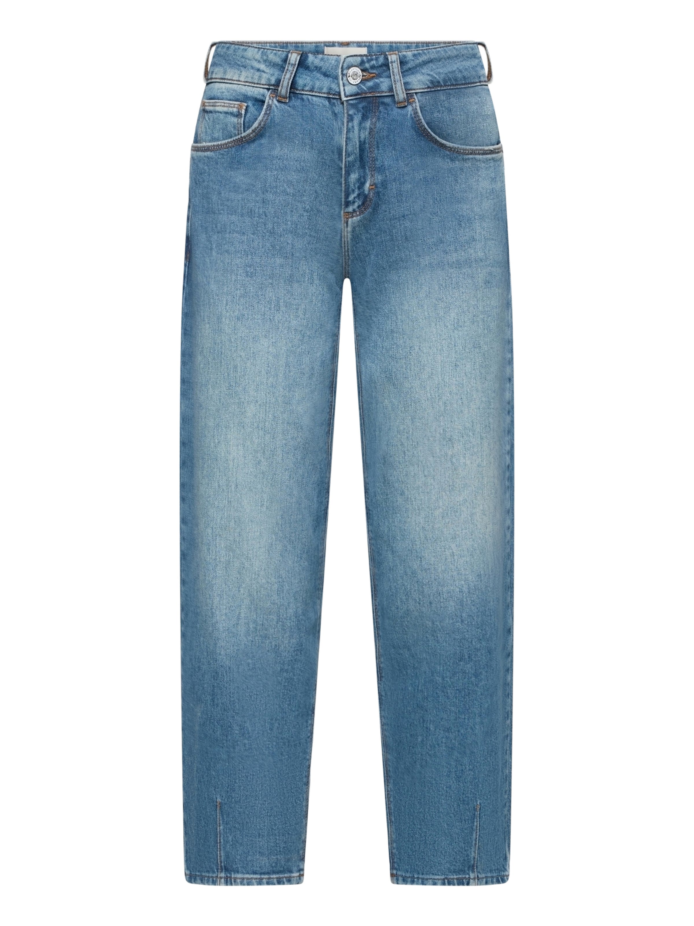 Cartoon Loosefit Jeans in Blau: Vorderseite