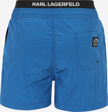 Shorts de bain Karl Lagerfeld en bleu