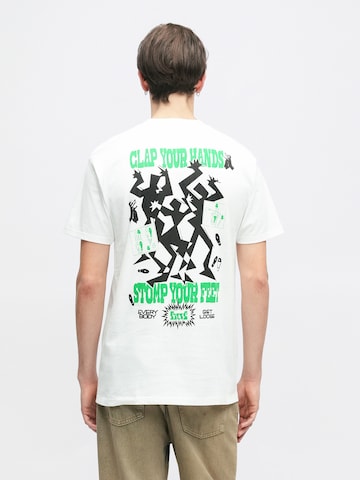 HUF Shirt 'Everybody Get Loose' in Wit: voorkant