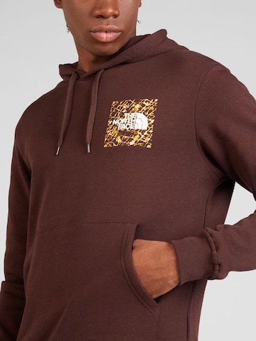 THE NORTH FACE Sweatshirt 'FINE' in Brown