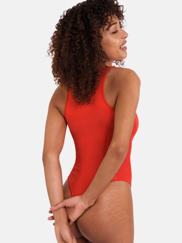 OCEANSAPART Bodysuit 'Brooke' in Red