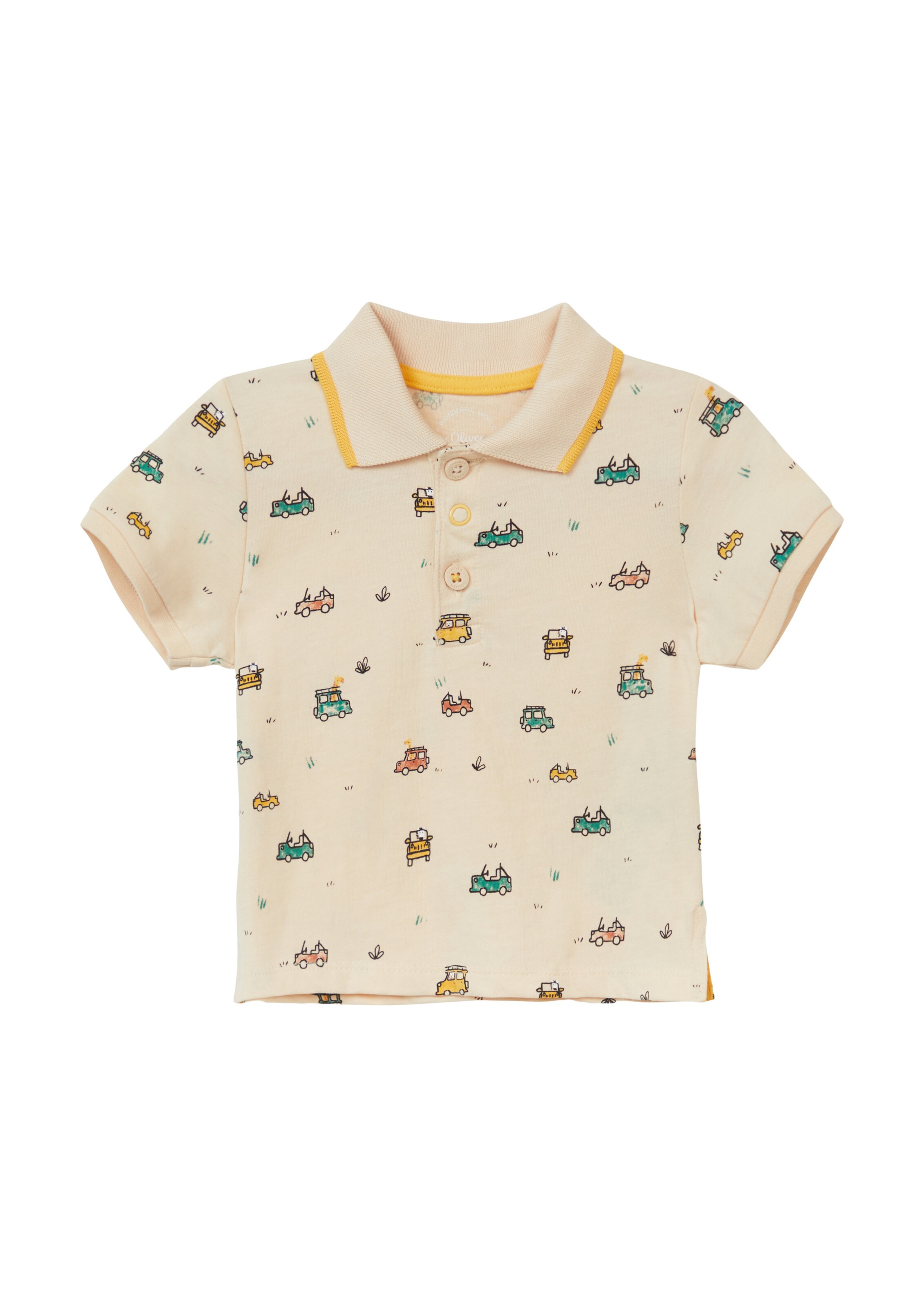 s.Oliver Poloshirt in Gelb: Vorderseite