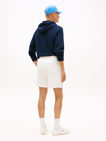 Tommy Jeans Ohlapna forma Hlače | bela barva