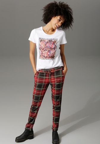 Aniston CASUAL Regular Pants in Red