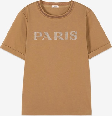 oltre - Camiseta en beige: frente