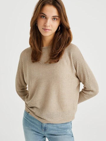 WE Fashion Pullover in Beige