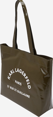 Karl Lagerfeld Shopper táska 'Rue St-Guillaume' - zöld