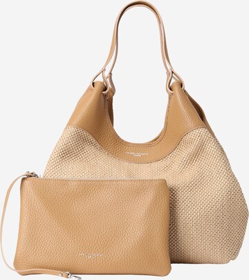 Gianni Chiarini Shoulder Bag 'DUA' in Brown