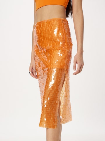 SOMETHINGNEW Skirt 'Grace' in Orange