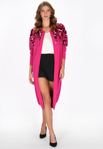 faina - Abrigo de punto 'Fashion Look' en rosa