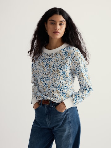 Felpa 'Bright Wave' di Seasalt Cornwall in blu: frontale