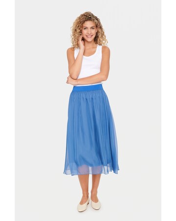 SAINT TROPEZ Skirt 'Coral' in Blue