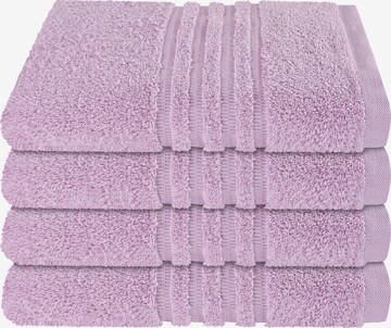 SCHIESSER Towel 'Milano' in Pink: front