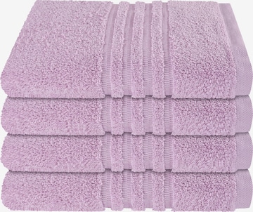 SCHIESSER Towel 'Milano' in Pink: front
